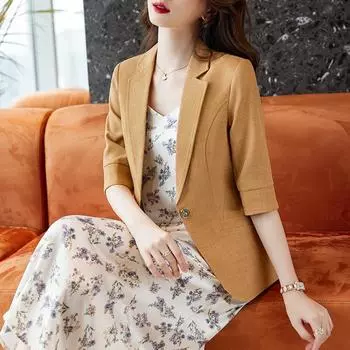 Новый высококачественный маленький пиджак, женский повседневный костюм в стиле королевской сестры, взрывной уличный темперамент, в стиле знаменитостей S