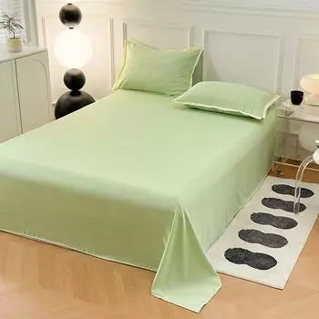 Новый высококачественный простой полиэстер стираный летний дышащий пододеяльник 4 шт. комплект универсальный для двуспальной большой кровати размера Queen 200x230cm розовый