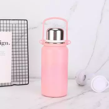 Новый высококачественный термос из нержавеющей стали 316. Портативный термос большой емкости для занятий спортом на открытом воздухе. Портативные чашки. 900ml белый