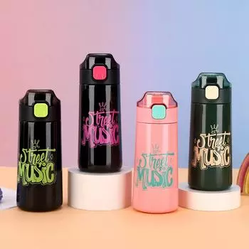 Новый высококачественный внешний вид нержавеющей стали вакуумный стаканчик для переноски на веревке карманный стаканчик для автомобиля отскакивающий стаканчик 500ml