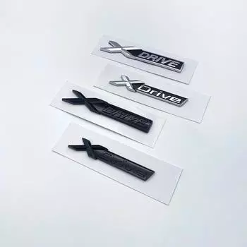 Новый XDrive Old XDRIVE Fender, эмблема багажника для BMW 3 5 7 6 8 X1 X3 X4 X5 X6 X7 GT, Стайлинг автомобиля, наклейка с разрядной емкостью glossyblackNewXDrive