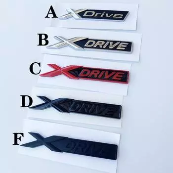 Новый XDrive старый логотип XDRIVE Fender, эмблема для X1 X3 X4 X5 X6 X7, Стайлинг автомобиля, наклейка с разрядной емкостью A