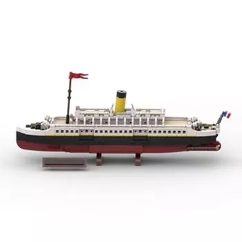 Новый запуск SS Nomadics Ship Model MOC Building Blocks Display Construction Toys для детей и взрослых Подарки на день рождения Подарок