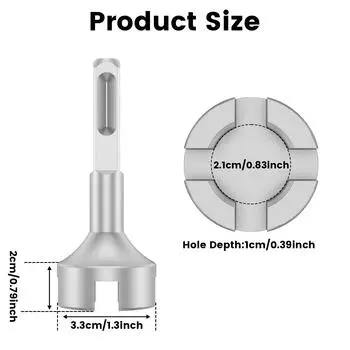 Новый заземляющий стержневой привод из кованой стали SDS квадратный хвостовик заземляющего стержня привод для большинства ударных дрелей с квадратным хвостовиком