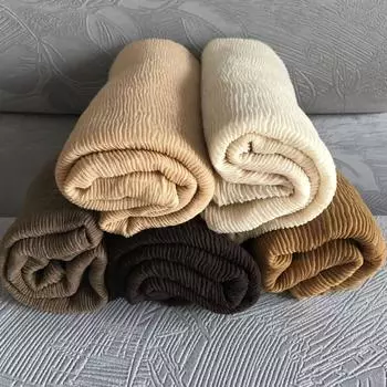 Новый жатый хлопковый шарф, хиджаб, однотонный женский платок, платок, женская повязка на голову, мусульманский хиджаб, магазин