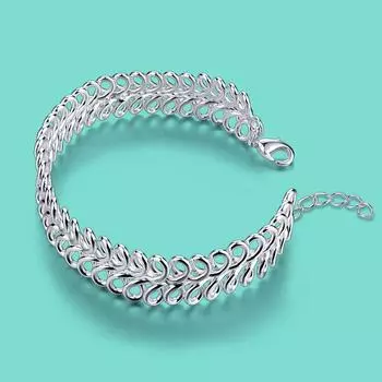 Новый женский браслет из стерлингового серебра 925 пробы, креативный открытый дизайн, сетчатый браслет, бесплатная регулировка, вечерние, очаровательные ювелирные изделия, подарок