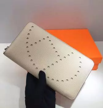 Новый женский длинный кошелек на молнии с рисунком ладони Epsom, сумка с несколькими картами и большой емкостью 20cm зелёный