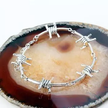 Новый женский хип-хоп готический панк стиль колючая проволока Dajing хитрая цепочка высокое качество индивидуальный модный темпераментный браслет подарок