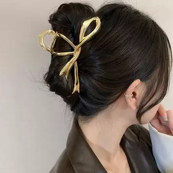 Новый Женский Элегантный Золотой Серебряный Полый Геометрический Металлический Зажим для Волос Винтажная Заколка Шпилька Барретт Модные Девичьи Аксессуары для Волос