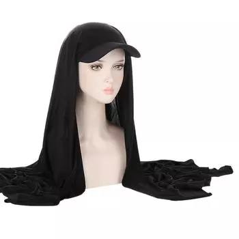 Новый женский модный шарф хлопковая бейсболка интегрированный шарф шляпа мусульманский хиджаб вино красного