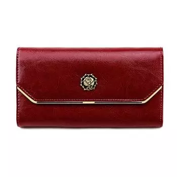 Новый женский RFID-кошелек-клатч-клатч для телефона, сумка из натуральной кожи, защитный кошелек для монет синий