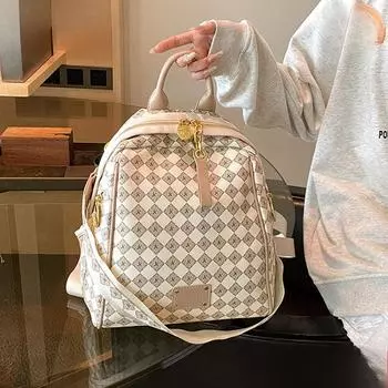 Новый женский рюкзак, европейская и американская мода, женская сумка с принтом, школьная сумка для средней школы, повседневный рюкзак