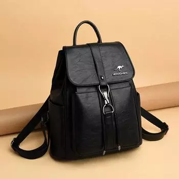 Новый женский рюкзак из натуральной кожи, женские сумки, школьные сумки для девочек, большой вместительный дорожный рюкзак