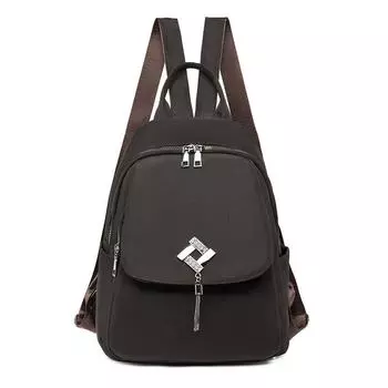 Новый женский рюкзак с металлическими кисточками, модный, простой, школьный рюкзак для поездок на работу, большой емкости, повседневный дорожный рюкзак