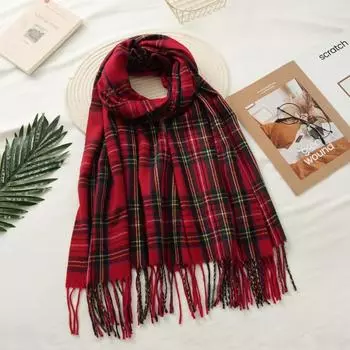 Новый женский шарф зимний подарок на день рождения имитация кашемира воротник утолщенный теплый и холодный модный 190*65cm