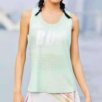 Новый женский жилет для йоги, тренажерный зал, эластичная майка без рукавов, летний повседневный свободный спортивный костюм с принтом и буквами, легкий и дышащий топ XS фиолетовый