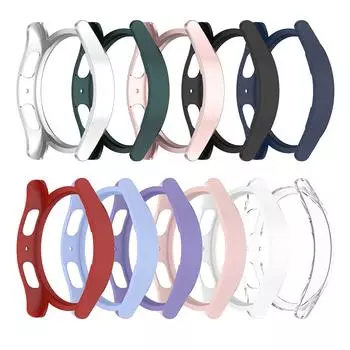 новый жесткий чехол-бампер из ПК, рамка для часов Galaxy Watch5 Watch4 40 мм (фиолетовый