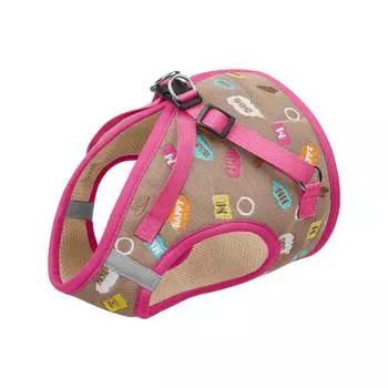 Новый жилет для собак, вышитый поводок для собак, светоотражающий дышащий поводок для собак, нагрудный ремень для питомца, тяговый XS