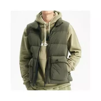 Новый жилет с карманом на гусином пуху с балансом Nbnpd41143 49 Khaki/90