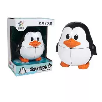Новый Zhisheng Yuxin Penguin 2x2 Speed Cube Magic Puzzle Professional Cubo Magico Логические Развивающие игрушки Рождественские подарки