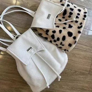 Новый зимний рюкзак с леопардовым принтом, универсальная сумка для студентки колледжа, сумка Mao, маленький рюкзак