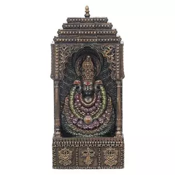 Новый Золотой Ручной Работы Идол Господа Кхату Шьяма Бабы джи с Храмом - Благоприятный Религиозный Идол Бога для Дома, Офиса, Храма - Идеальный Подарок для Преданных