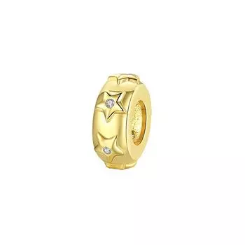 Новый золотой S925 стерлингового серебра светлячок сердце крест лось желтое золото кулон бусины подходят оригинальный браслет DIY женские ювелирные изделия