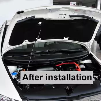 Новый звукоизоляционный хлопок для двигателя автомобиля Honda Civic FD 2006-2011, алюминиевая фольга, звуко- и теплоизоляция, хлопок, автомобильные аксессуары чёрный