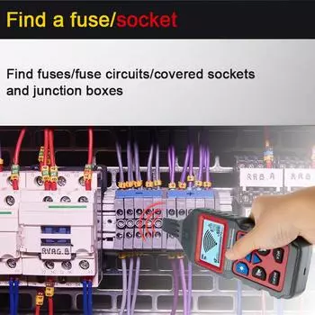 NOYAFA NF-826 Подземный кабельный локатор Детектор отслеживания проводов на стене и подземном трубопроводе красный черный
