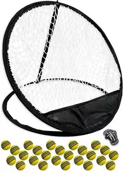noyips Golf Approach Practice Net Ball Set of 25 Simple Folding Storage Bag Chipping Chip Shot hibikurasu GOLF