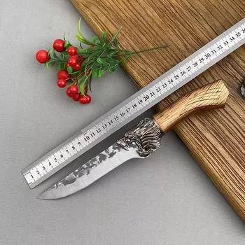 Нож Bonig из нержавеющей стали, походные ножи для рыбы, мясной тесак, нож для пилинга, профессиональные кованые кухонные ножи ручной работы для шеф-повара Size 1