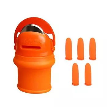 Нож для большого пальца, защита для пальцев, металлические ножницы для сбора овощей, металлические ногти (M)