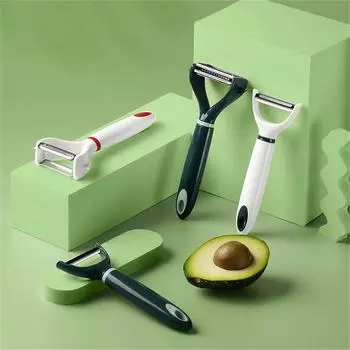 Нож для чистки картофеля, экономит время, многофункциональный, белый, зеленый, бестселлер, популярный, для чистки фруктов и овощей, кухонная утварь, чистка
