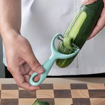 Нож для чистки овощей и фруктов Ручной рубанок Лезвие из нержавеющей стали Картофельная ломтерезка Кулинарные инструменты Кухонные принадлежности Гаджеты розовый