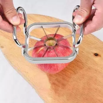 Нож для фруктов и овощей из нержавеющей стали с вырезанием сердцевины и сменными лезвиями для картофеля фри