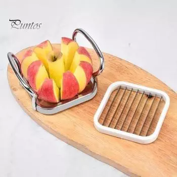 Нож для фруктов и овощей Из нержавеющей стали Слайсер для удаления сердцевины со сменными лезвиями Нож для картофеля фри Овощечистка для картофеля лука моркови Легко