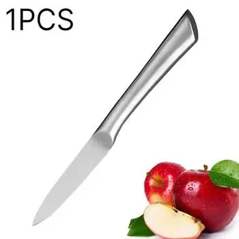 Нож для фруктов, кухонный нож из нержавеющей стали, нож для очистки овощей, острый нож для резки, пилинга, нож шеф-повара, аксессуары для кухни красный