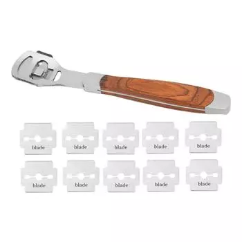 Нож для истончения кожи Leather Skiver с удобной рукояткой и 10 съемными лезвиями