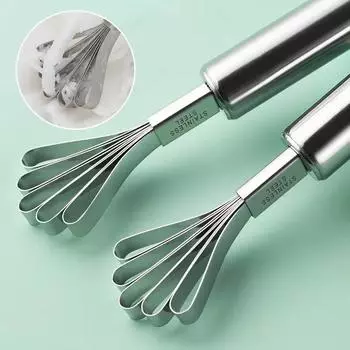 Нож для измельчения кокоса, скребок для рыбьей чешуи, кухонные принадлежности из нержавеющей стали, инструмент для фруктов и овощей, ножи для удаления мяса