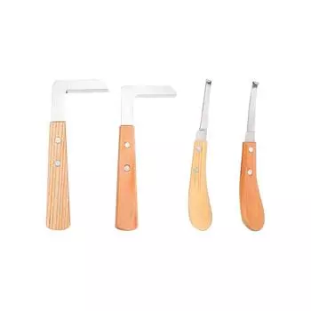 Нож для копыт, плоскогубцы для крупного рогатого скота и лошадей, нож для копыт для крупного рогатого скота, левые и правые инструменты для копыт для коров, нож для копыт для коров One Size коричневый