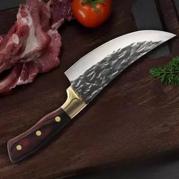 Нож для ковки, обвалки, разделки и очистки мяса, деревянная ручка, разделочный нож для разделки жареного мяса, разделочный нож для рыбы boning knife
