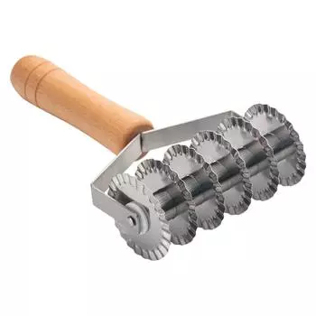 Нож для лапши из нержавеющей стали, устройство для резки хлеба, машина для нарезки теста и приготовления решетчатой лапши 20.50X11.50X5.50CM