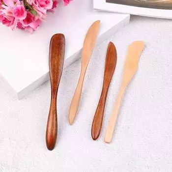 Нож для масла из натурального дерева, разбрасыватель сыра, кухонные инструменты ручной работы D