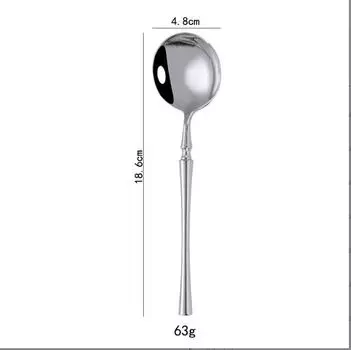 Нож для масла из нержавеющей стали 304, вилка и ложка