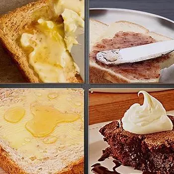 Нож для масла из нержавеющей стали с ручкой из полипропилена, кухонный скребок для масла, многофункциональный нож для взбитых сливок, кухонный инструмент onesize