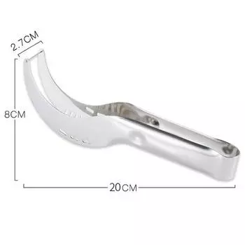 Нож для нарезки арбуза, нож из нержавеющей стали, инструменты для фруктов и овощей, зажим для арбуза, кухонные аксессуары