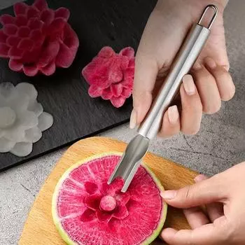 Нож для нарезки фруктов и овощей Инструмент для нарезки в форме капли воды Лепесток огурца и моркови