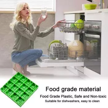 Нож для нарезки томатов, винограда, черри, нарезка на половину или четверть, без лезвий, легко чистится, безопасный, крестообразный держатель для фруктовых контейнеров для салатов, детей, малышей зелёный