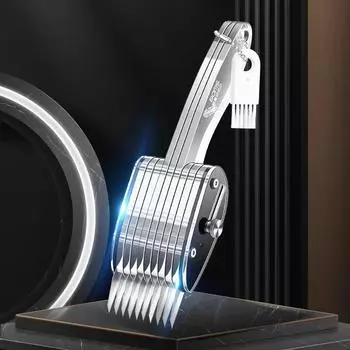 Нож для нарезки зеленого лука из нержавеющей стали, выдвижной нож для нарезки зеленого лука со щеткой, многофункциональный кухонный