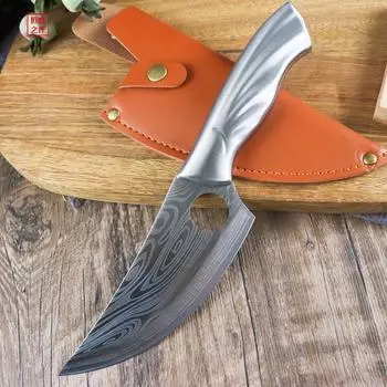 Нож для обвалки Бытовой кухонный нож Нож для нарезки ломтиками Нож для мяса Острый нож для мясника A